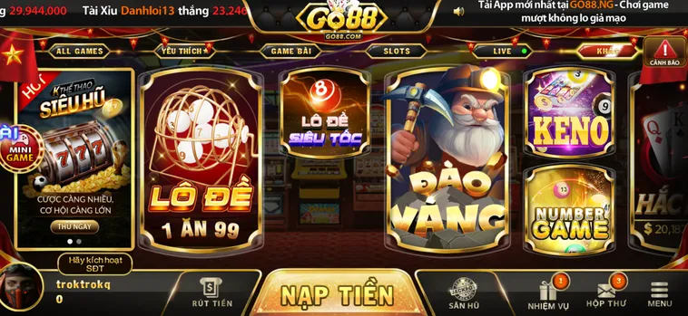 Game Nhanh Go88 Đột Phá Công Nghệ Giải Trí Tốc Độ Cao Với Tỷ Lệ Nổ Hũ Lớn
