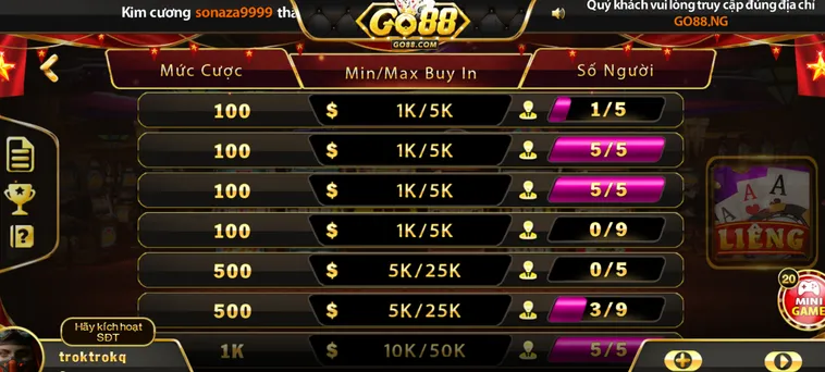 Bí Quyết Chinh Phục Game Bài Liêng Tại Go88 Để Tối Ưu Hóa Lợi Nhuận