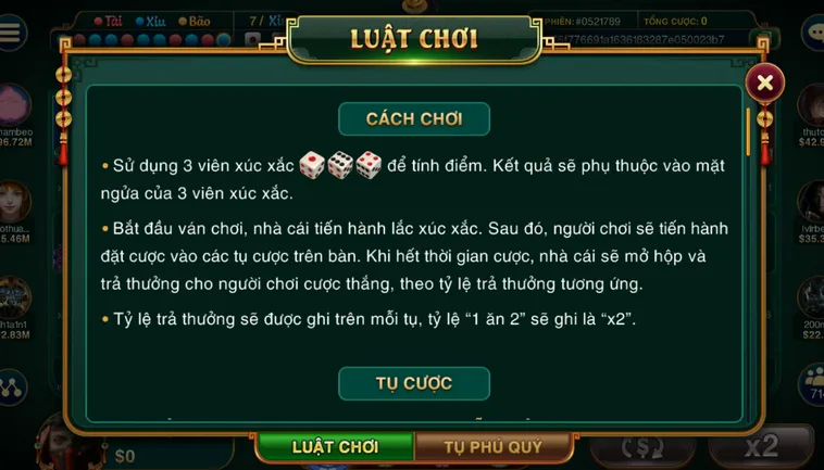 Casino Sicbo Đại Phú Quý Tại Go88 Đỉnh Cao Công Nghệ Xúc Xắc Trực Tuyến