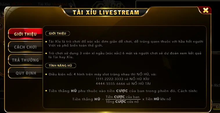Tài Xỉu Livestream Tại Go88 Sảnh Cược Minh Bạch Với Tỷ Lệ Thắng Lên Đến 65%